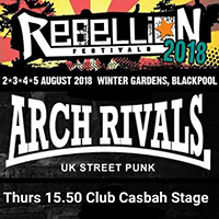 Arch Rivals - Rebellion Festival, Blackpool 2.8.18